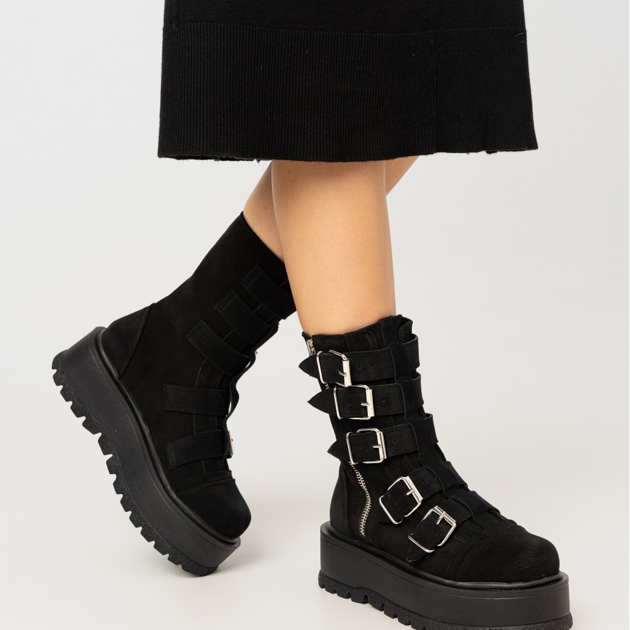        Ghete - Luna - Velur Black